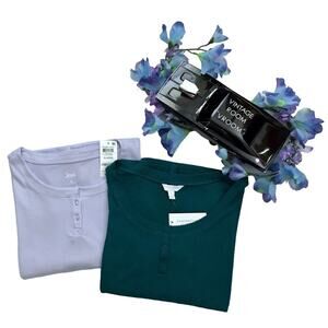 Charter Club and Jenni NWT Long Sleeves Sleepwear Tops Women XL